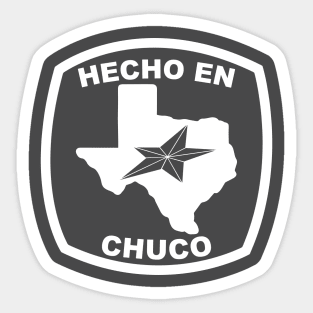 HECHO EN CHUCO - white Sticker